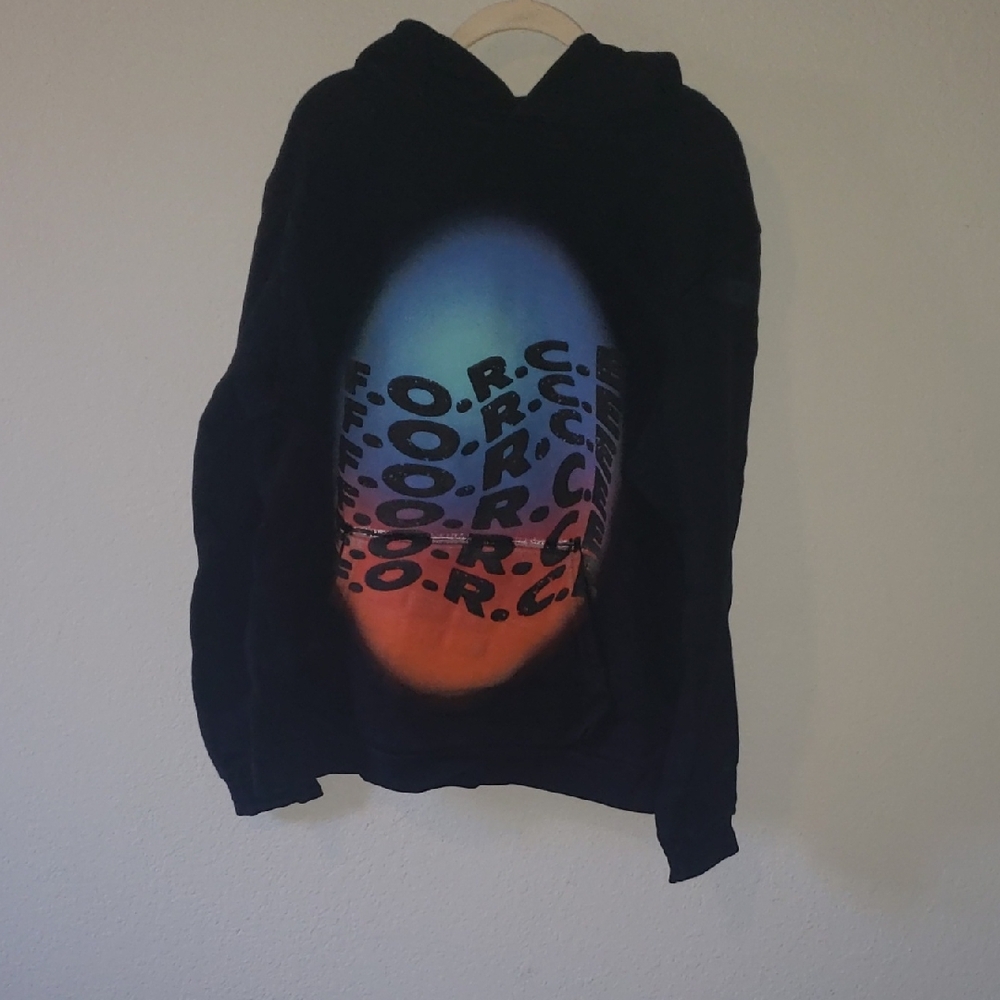 Gradient Black Hoodie Sweater